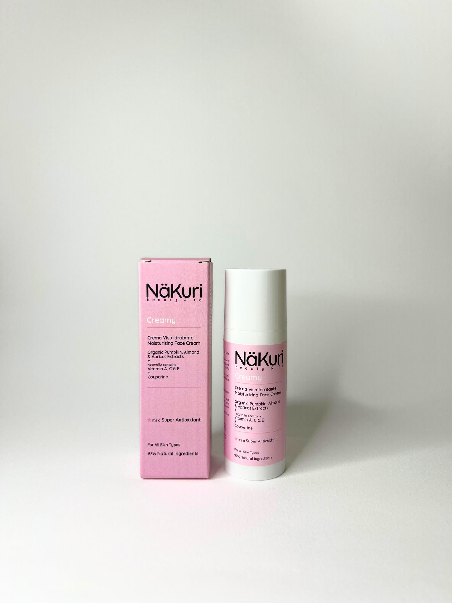 crema viso idratante con ingredienti naturali